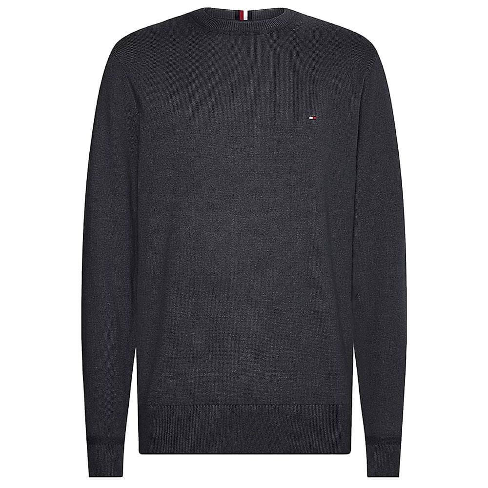 Tommy Hilfiger TH Monogram Cotton Cashmere Crew Neck Jumper